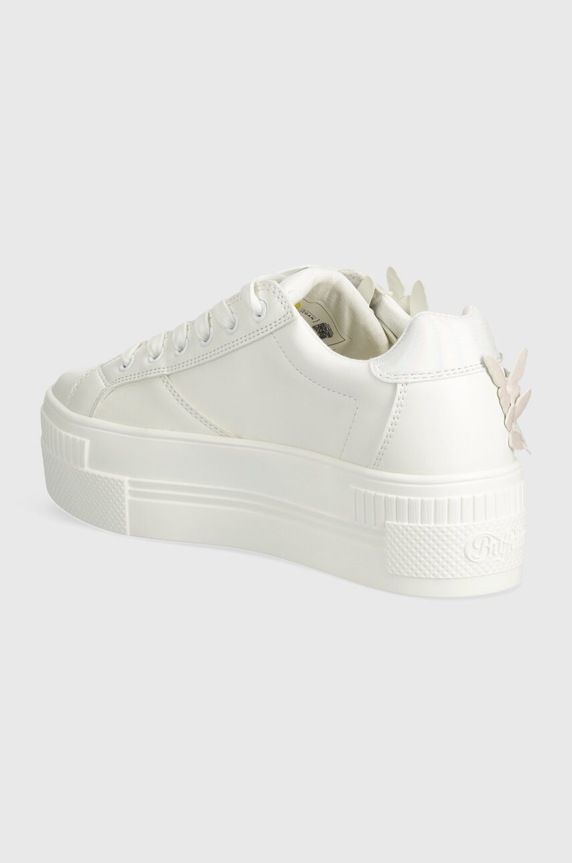 Obuwie Buffalo sneakersy Paired Butterfly 1636137.WHT biały