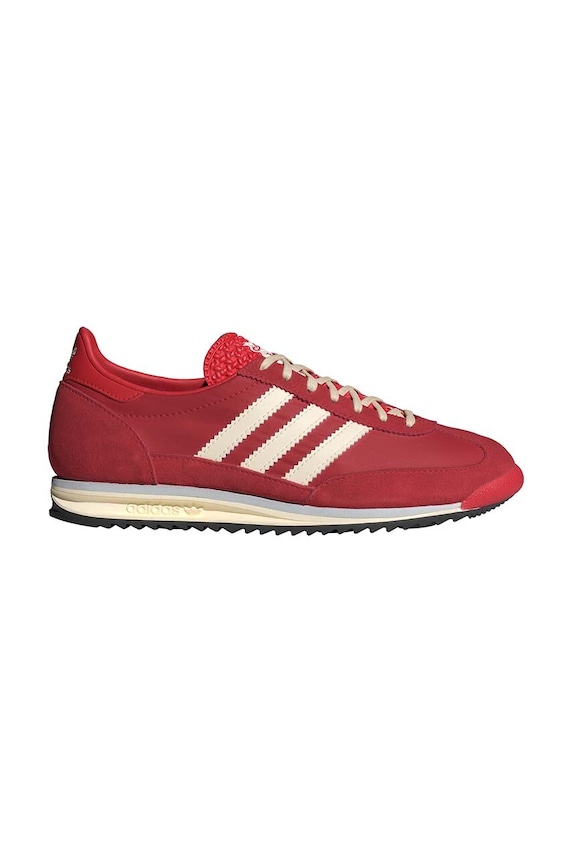 Tenisice adidas Originals SL 72 OG brušena koža crvena IE3475