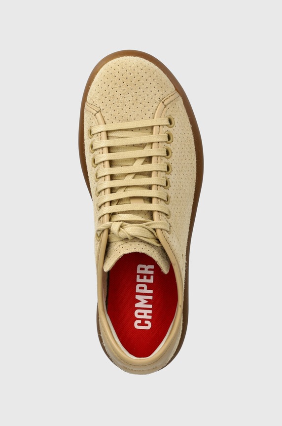 Camper sneakersy zamszowe Pelotas Soller beżowy K201668.006