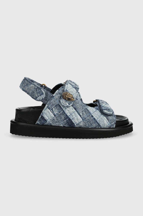 Kurt Geiger London sandały Orson tekstylny niebieski 3469688669.DENIM