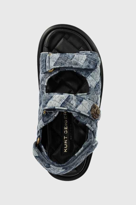 Kurt Geiger London sandały Orson niebieski 3469688669.DENIM