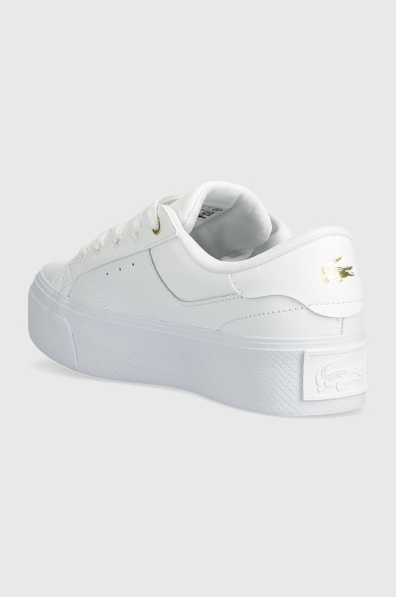 Obuv Tenisky Lacoste Ziane Platform Logo Leather 47CFA0005 biela