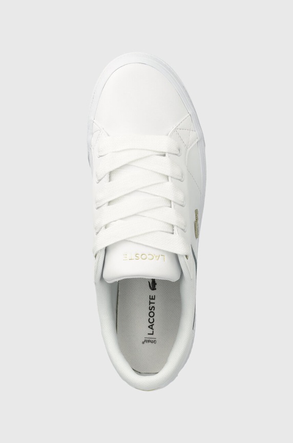 Tenisky Lacoste Ziane Platform Logo Leather biela 47CFA0005
