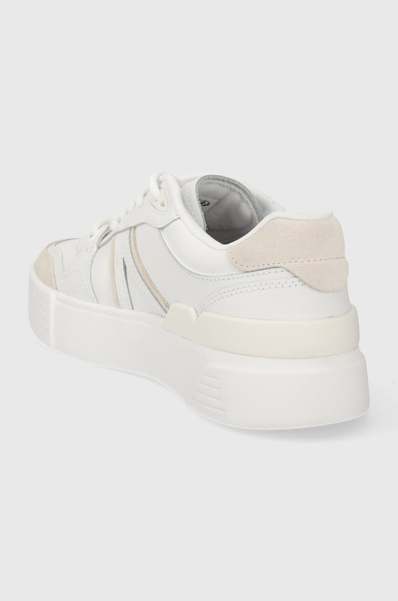 Обувь Кожаные кроссовки Lacoste L002 Evo Logo Tongue Leather 47SFA0055 белый