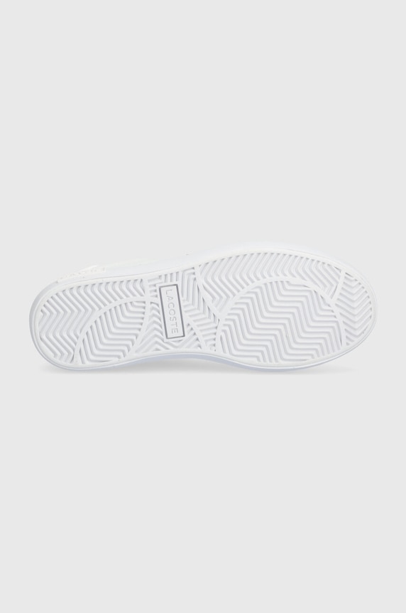 Δερμάτινα sneakers Lacoste Powercourt 2.0 Leather 47SFA0072 λευκό