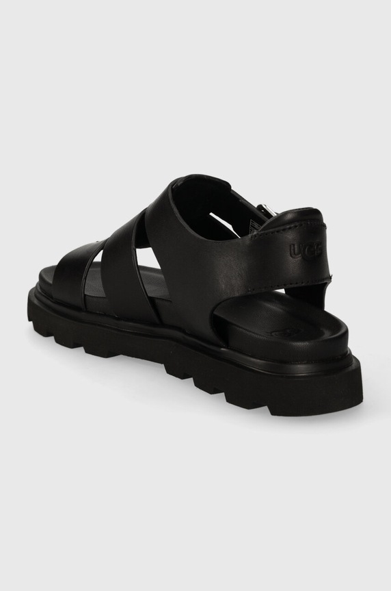 Obuv Kožené sandále UGG Capitelle Strap 1152674.BLK čierna