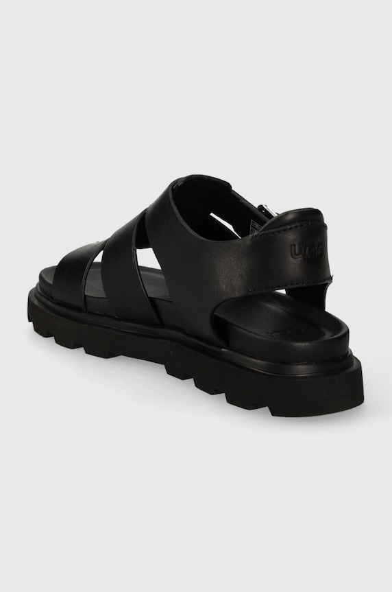 Obuv Kožené sandále UGG Capitelle Strap 1152674.BLK čierna