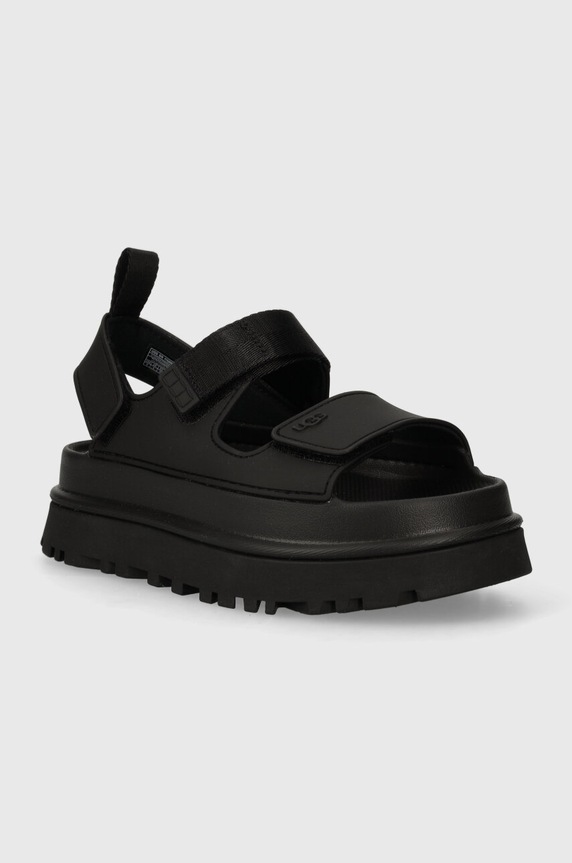 UGG sandały Goldenglow syntetyczny czarny 1152685.BLK