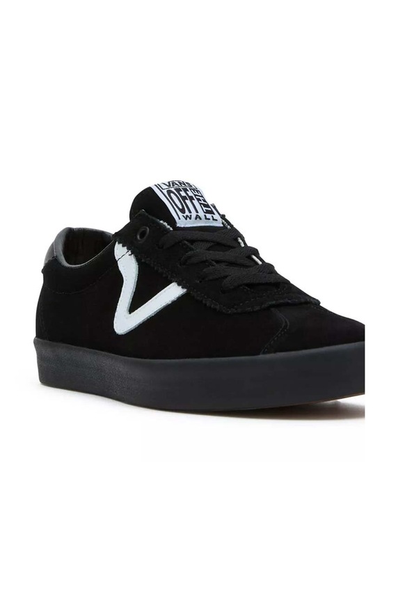 Obuwie Vans tenisówki skórzane Sport Low VN000CQRBKA1 czarny