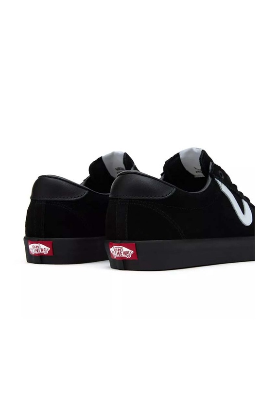 Vans tenisówki skórzane Sport Low czarny VN000CQRBKA1