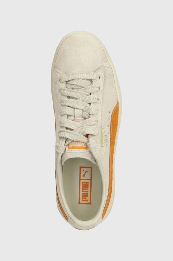 Замшевые кроссовки Puma Clyde OG бежевый 391962