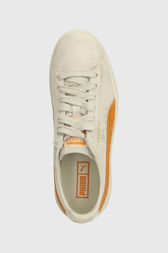 Замшевые кроссовки Puma Clyde OG бежевый 391962