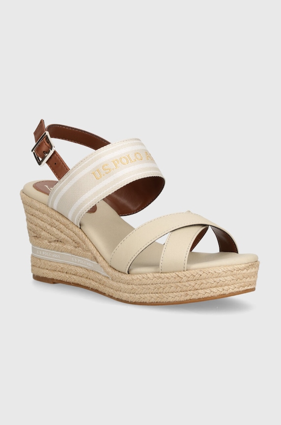 U.S. Polo Assn. sandali ALYSSA zeppa beige ALYSSA007W.4C2