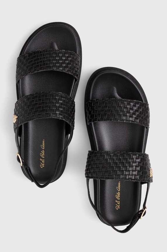 U.S. Polo Assn. sandały KARY KARY001W.4Y1 czarny AW24