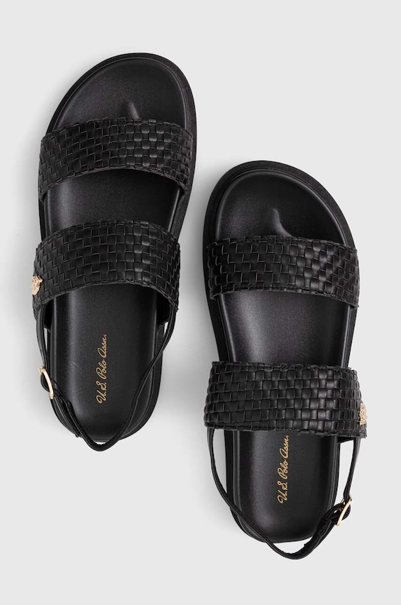 U.S. Polo Assn. sandały KARY KARY001W.4Y1 czarny AW24