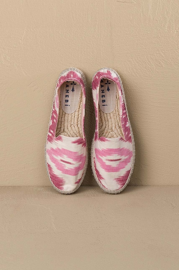 Еспадрили Manebi Tulum Flat Espadrilles G.1.7.N0 розов SS24