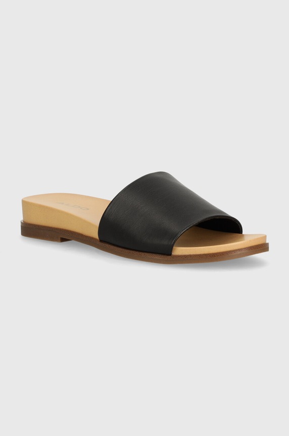Aldo papuci Elina imitatie de piele negru 13734062.Elina