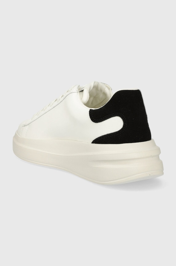 Obuwie Guess sneakersy ELBINA FLJELB.LEA12.WHBLK biały