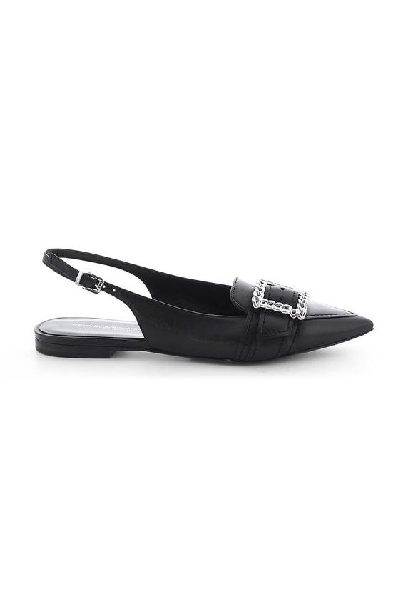 Kennel & Schmenger baleriny skórzane Greta odkryta pięta czarny 31.12730.210