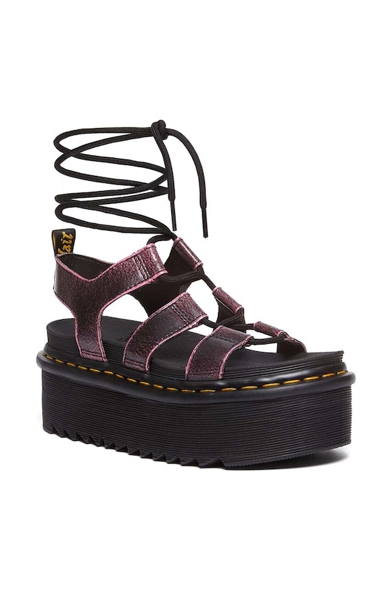 Dr. Martens sandali in pelle Nartilla XL DM31540379 rosa SS24
