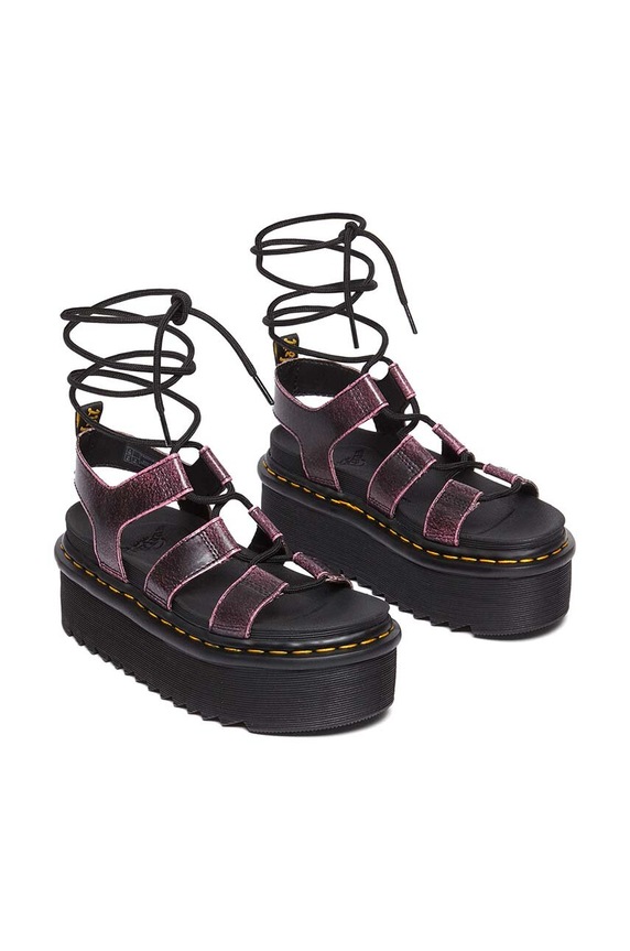 Dr. Martens sandali in pelle Nartilla XL DM31540379 rosa