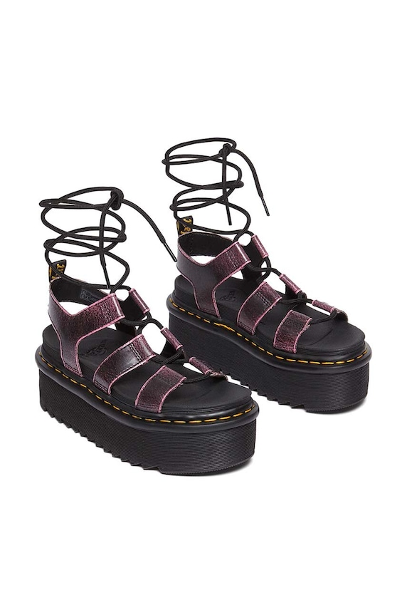 Dr. Martens sandali in pelle Nartilla XL DM31540379 rosa