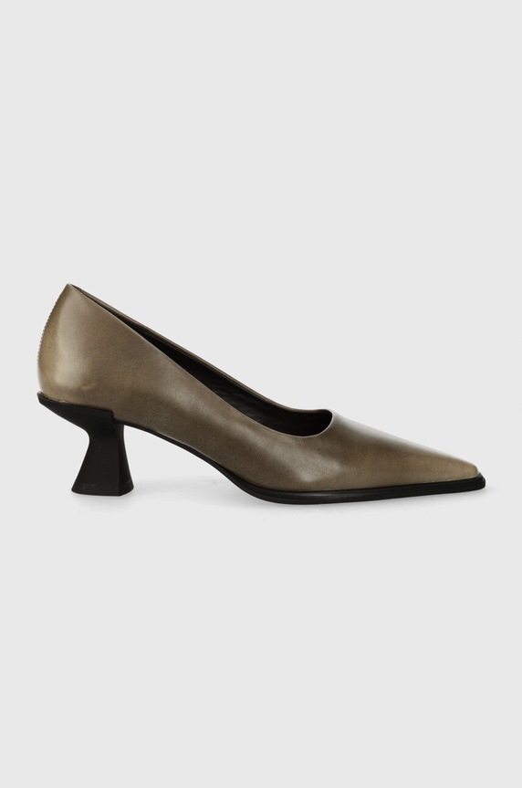 Vagabond Shoemakers czółenka skórzane TILLY słupek brązowy 5518.018.25