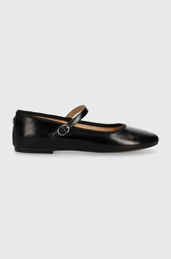Steve Madden baleriny skórzane Vinetta SM11003146.017 czarny SS24