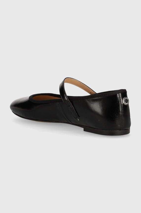Obuwie Steve Madden baleriny skórzane Vinetta SM11003146.017 czarny