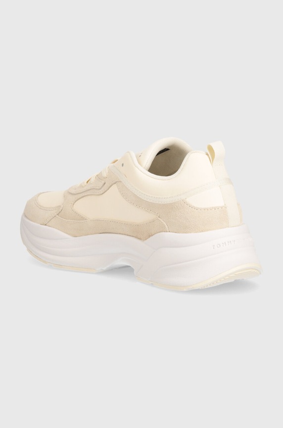 Obuwie Tommy Hilfiger sneakersy CHUNKY RUNNER STRIPES FW0FW07815 beżowy