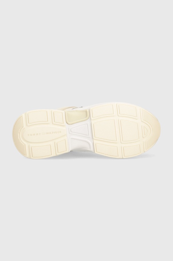 Tommy Hilfiger sneakersy CHUNKY RUNNER STRIPES FW0FW07815 beżowy