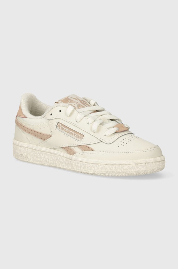 Reebok Classic sneakersy skórzane Club C płaska biały 100074921
