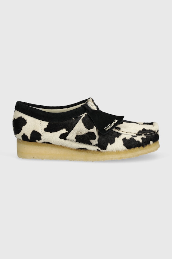 Polobotky Clarks Originals Wallabee 26175835 bílá SS24