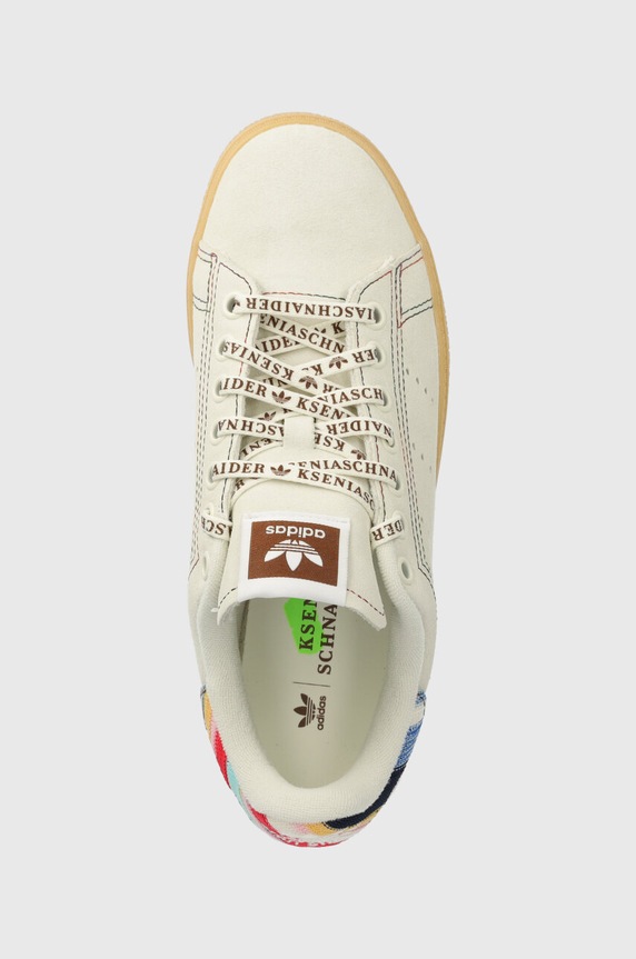 Semišové tenisky adidas Originals Stan Smith CS x KS W béžová IE0384