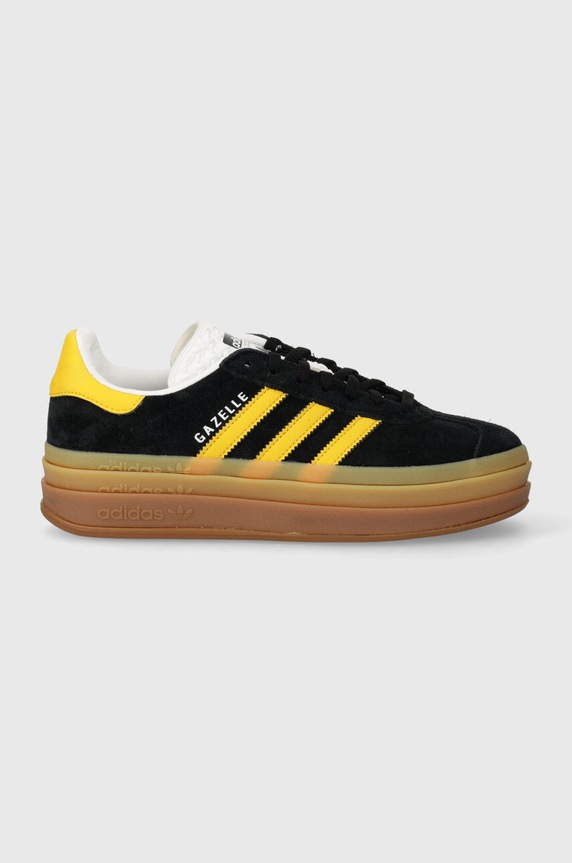adidas Gazelle Bold Core Black / Bold Gold / Cloud White IE0422 nero SS24