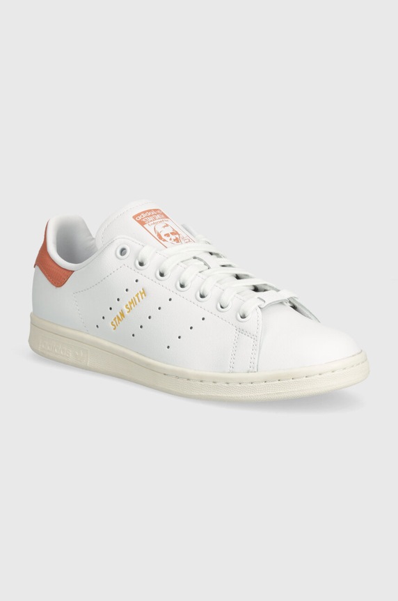 Kožené tenisky adidas Originals Stan Smith W plochá bílá IE0468