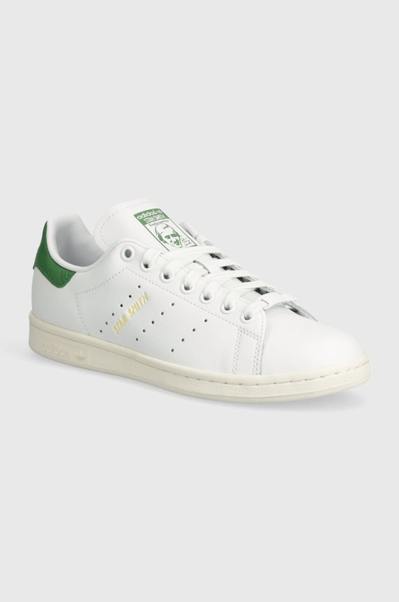 Kožené tenisky adidas Originals Stan Smith W plochá biela IE0469