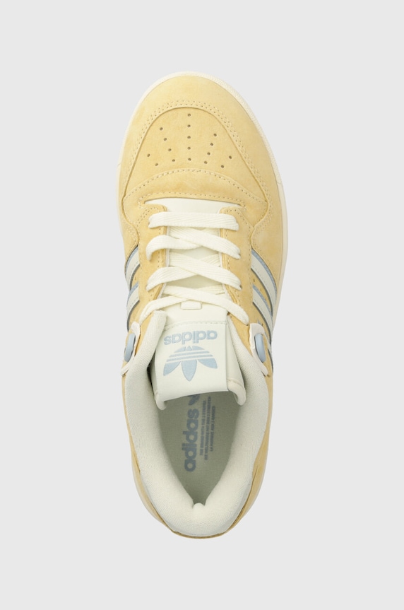 Tenisice od brušene kože adidas Originals Rivalry Low W bež IF6257