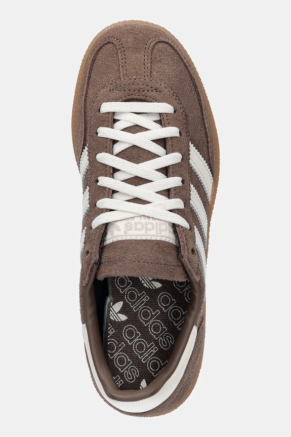 Kožené tenisky adidas Originals Handball Spezial W hnedá IF6490
