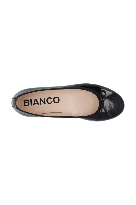 Bianco baleriny skórzane BIAMADISON 11201297 czarny