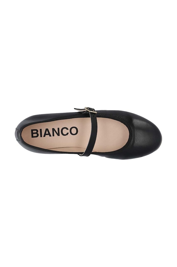 Bianco baleriny skórzane BIAMADISON 11251173 czarny