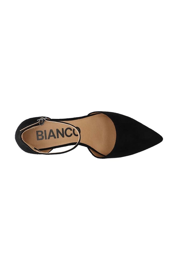 Bianco czółenka zamszowe BIADEVIVED 2450105 czarny