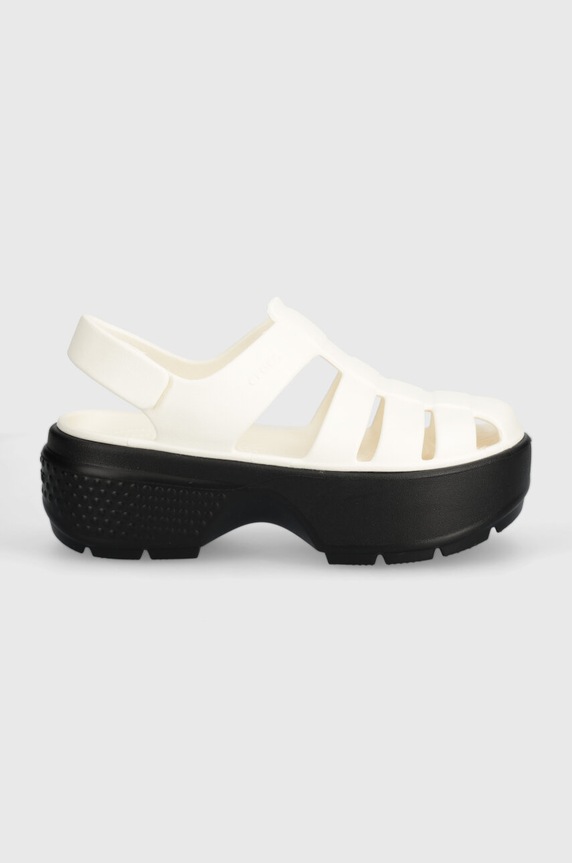 Crocs sandale Stomp Fisherman Sandal 209938.0WV alb SS24