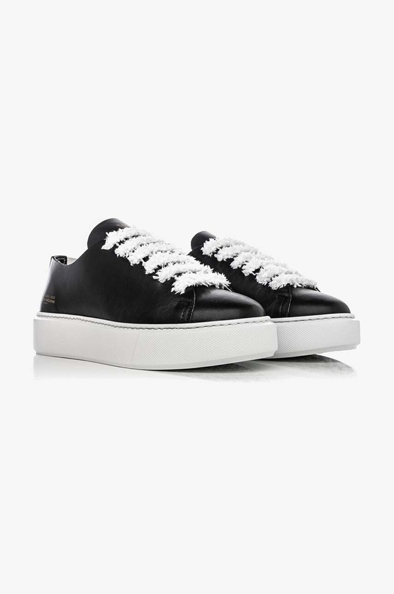 Kožené sneakers boty Vanda Novak Grace Grace.Black.whit černá SS24
