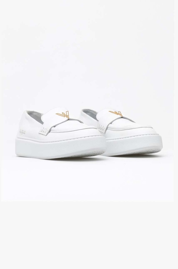 Кожени мокасини Vanda Novak Kayla Kayla.White бял SS24