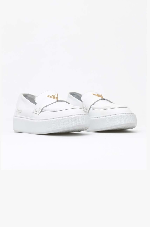 Кожени мокасини Vanda Novak Kayla Kayla.White бял SS24