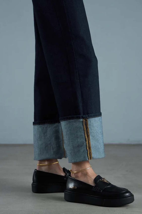 Vanda Novak mocasini de piele Kayla Kayla.Deep.Black