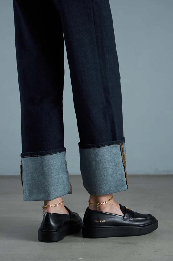 Vanda Novak mocasini de piele Kayla Kayla.Deep.Black