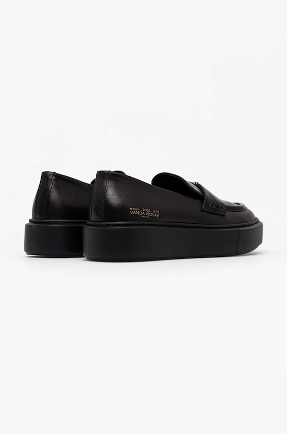 Încălțăminte Vanda Novak mocasini de piele Kayla Kayla.Deep.Black negru