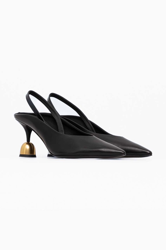 Vanda Novak pantofi de piele Lucy Lucy.Deep.Black negru SS24